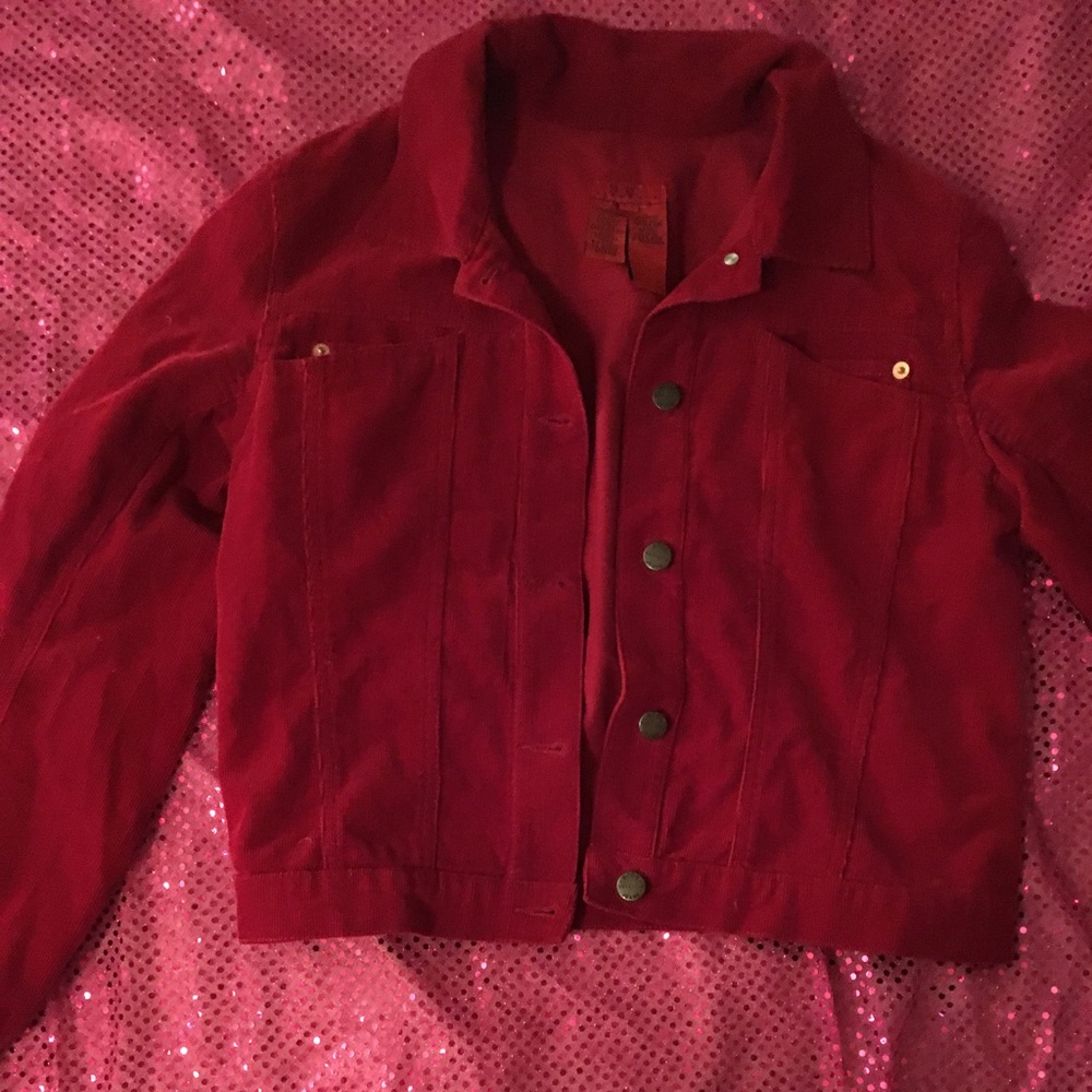 Corduroy jean jacket